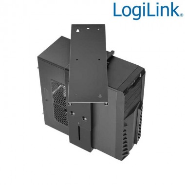 Logilink EO0031 - Soporte CPU bajo mesa, Deslizable, Bloqueo fácil