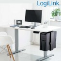 Logilink EO0030 - Soporte CPU bajo mesa, Giratorio, Bloqueo Fácil 