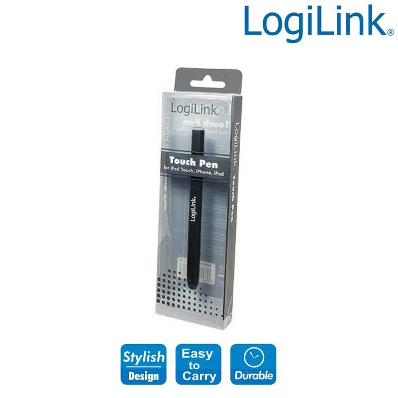 Logilink AA0010 - Touch Pen para Smartphone y Tablet, Negro | Marlex