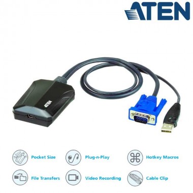 Adaptador para consola USB de portátil Aten CV211