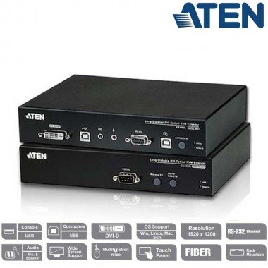 Aten CE690 - Extensor KVM DVI por Fibra Optica(20Km)