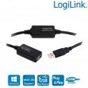 Logilink UA0146 - Cable Amplificador USB 2.0 (20m) | Marlex Conexion 