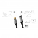 Logilink CUA0105 - 0,5m Cable USB 3.2 (Gen 2) Tipo USB-C, Macho-Hembra, Negro