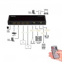 Logilink HD0049 - Conmutador Matricial HDMI 4x2, 4K | Marlex conexion