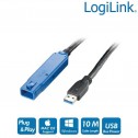 Logilink UA0177 - 10m Cable Amplificador USB 3.2 (Gen1) 5 Gbps, USB A - USB A