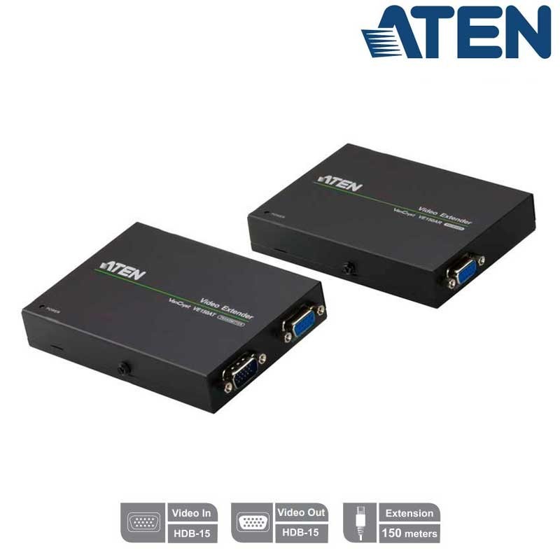 Aten VE150A - Extensor VGA sobre Cat5e/6 | Marlex Conexion