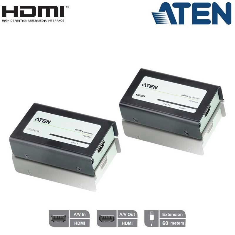Aten VE800A - Extensor HDMI sobre Cat5e/6 | Marlex Conexion