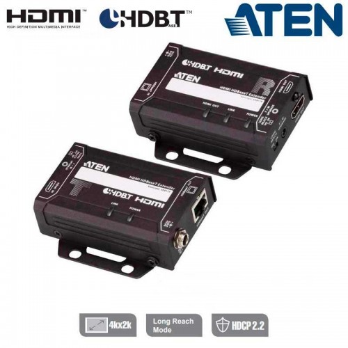 Aten VE811 - Extensor HDMI HDBaseT (Clase A), Diseño Compacto