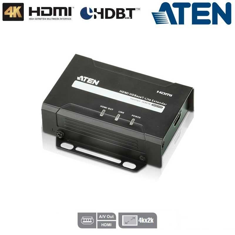Aten VE801R - Receptor HDMI HDBaseT-Lite (Clase B) | Marlex Conexion