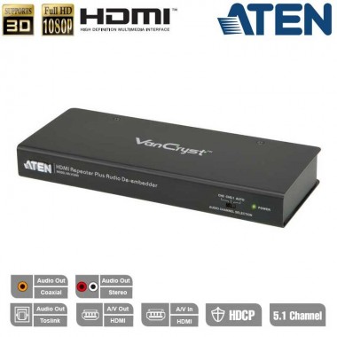 Repetidor HDMI con separación de señal de Audio Aten VC880