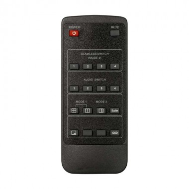 Logilink HD0053 - Conmutador HDMI 4x1 puertos, MultiView, 4K / 30 Hz, escalador