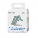 Logilink AA0122 - Soporte para smartphone y tablet, aluminio