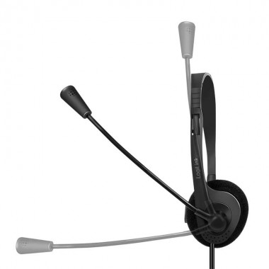 Logilink HS0054 - Auricular Mono con Microfono, conector de 3,5mm
