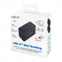 LOGI-UA0370 - Docking Station USB-C 3.2 Gen 1, Expansión 10 en 1 