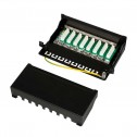 Logilink NP0017B - Patch Panel Sobremesa Cat. 6 FTP 8 puertos, Negro