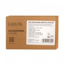 Logilink NP0016A - Patch Panel Sobremesa Cat. 6 FTP 8 puertos, Beige | Marlex Conexion
