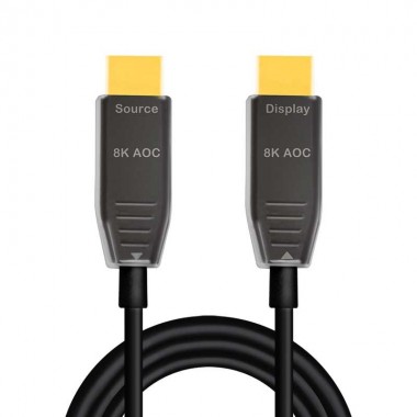 Logilink CHF0113 - 20m Cable HDMI 2.1, UHD 8K/60Hz, AOC, Negro