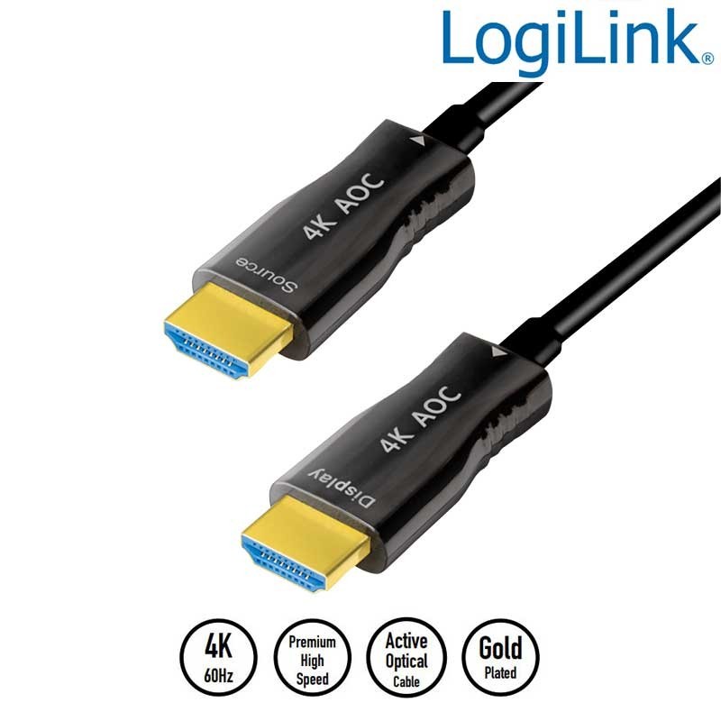 Cable Hdmi 2.0 De Fibra Óptica Aoc 4k60hz