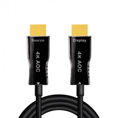 Logilink CHF0103 - 30m Cable HDMI 2.0 con Ethernet 4K/60Hz, AOC, Negro