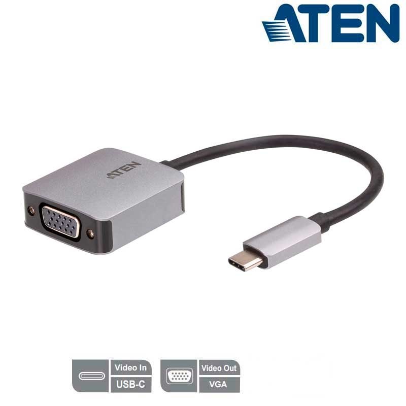 Aten UC3002A - Conversor de USB-C a VGA | Marlex Conexion