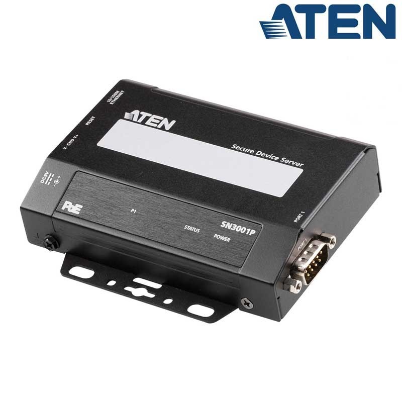 Aten SN3001P - Unidad serie RS-232 sobre IP de 1 puerto con PoE