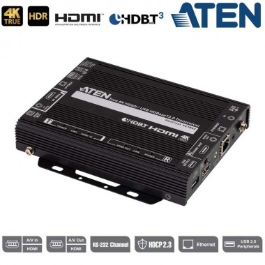 Transceptor 4K Real HDMI / USB HDBaseT 3.0, HDR Aten VE1843