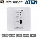 Aten VE1801AEUT - Transmisor HDBaseT-Lite HDMI con placa de pared UE (4K a 40 m), POH