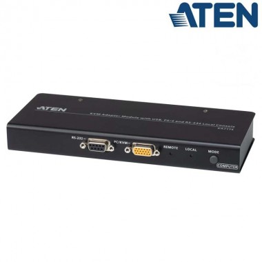Adaptador KVM USB-PS/2,VGA, RS232 y Consola local Aten KA7174