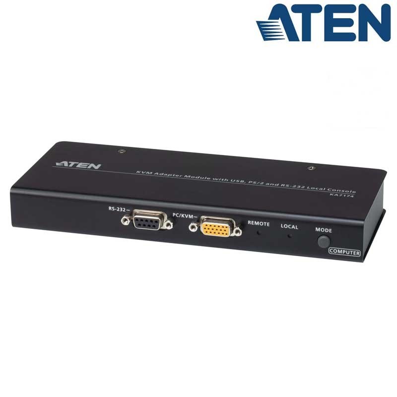 Aten KA7174 - Adaptador KVM USB-PS/2,VGA, RS232 y Consola local