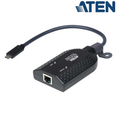 Adaptador KVM USB-C a Cat5e/6 (Virtual Media) Aten KA7183