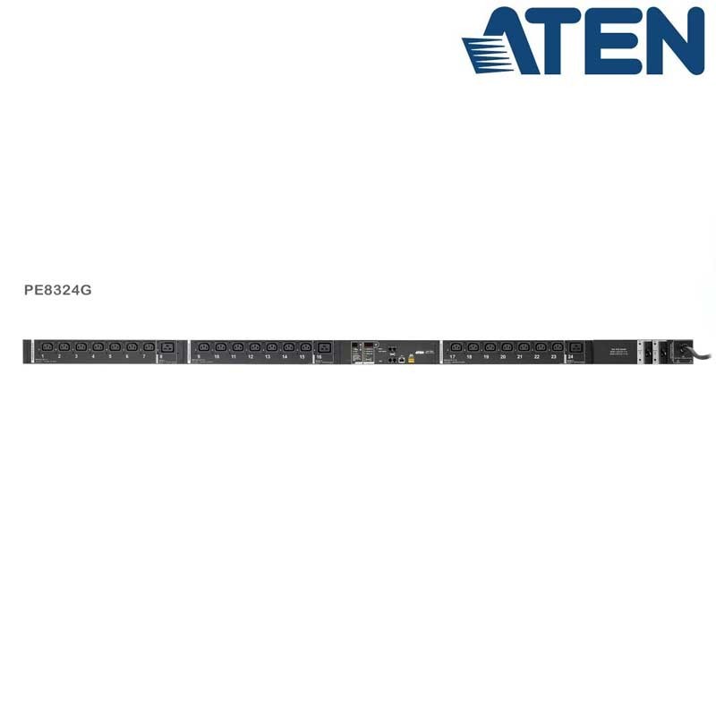 Aten PE8324G - PDU de 21 tomas C13 y 3 C19, 0U, 32 A 