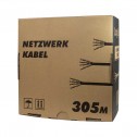 Logilink CPV0042 - 305m Bobina Cat.7 S/FTP 600 Mhz PIMF LSZH FLEXIBLE COBRE
