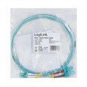 Logilink FP3LS05 - 5m Cable Fibra Óptica OM3 LC-SC 50/125 MultiModo Duplex