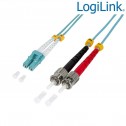Logilink FP3LT01 - 1m Cable Fibra Óptica OM3 LC-ST 50/125 MultiModo Duplex