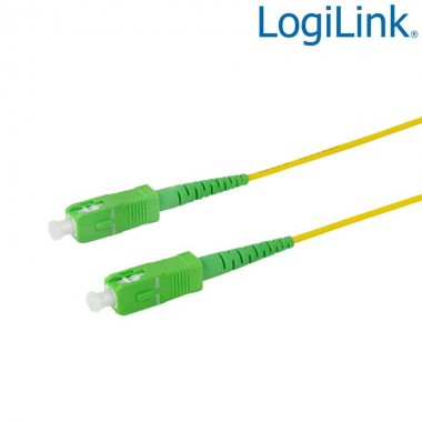 Logilink FPSSC15 - 15m Cable Fibra Optica OS2 SC/APC-SC/APC 9/125 MonoModo Simplex