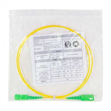 Logilink FPSSC15 - 15m Cable Fibra Optica OS2 SC/APC-SC/APC 9/125 MonoModo Simplex