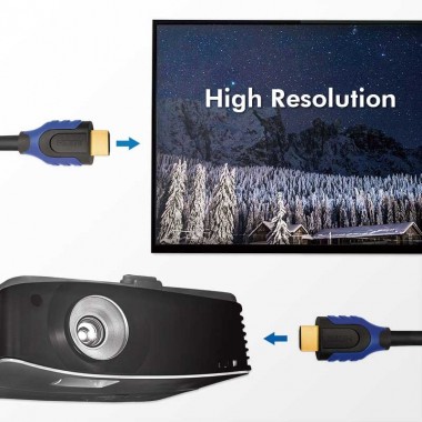 Logilink CH0061 - 1m Cable HDMI 2.0 con Ethernet, 4K2K / 60Hz, Negro