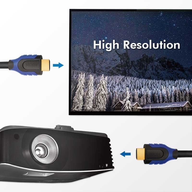 Logilink CHA0100 - 1m Cable HDMI 2.0 con Ethernet 4K/60Hz, Negro/Gris