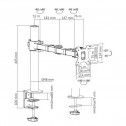 Logilink BP0105 - Soporte de Mesa para monitor 17- 32'', Incl -35º/35º