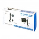 Logilink BP0104 - Soporte de Mesa, inclinación -35º/+35º, Giratorio -90º/+90º, Rotación -180º/180º, 17-32''