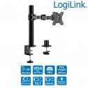 Logilink BP0103 - Soporte de Mesa, brazo corto, inclinación -35º/+35º, Giratorio -90º/+90º, Rotación -180º/180º, 17-32''