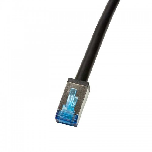 Logilink CQ7143S - 50m Latiguillo RJ45 Cat. 6A S/FTP para Exteriores, LSZH, Negro