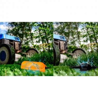 Logilink LPS239 - 3m Cable Alargo Alimentación Schuko Negro con caja de protección