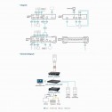 Aten KX9970T - Transmisor KVM USB-DisplayPort 5K con transferencia isócrona USB sobre LAN