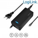 Logilink PA0272 - Cargador de mesa USB-C para 2 dispositivos, 1x USB-C PD y USB-A, 112 W 