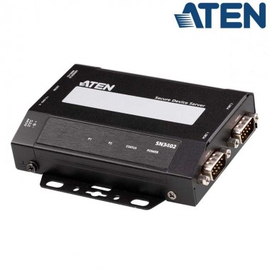 Aten SN3402 - Servidor de dispositivos seguros RS-232 / RS-422 / RS-485 de 2 puertos