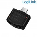 Logilink UA0362 - Adaptador USB-C 3.2 Audio con equalizador y conector de carga rápida PD