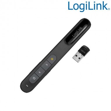 Logilink ID0190 - Puntero laser inalámbrico 2,4 GHz, 3 botones, 50m