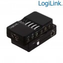 Tarjeta de sonido externa 7.1 USB de 8 canales Logilink UA0099
