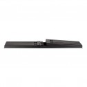 Logilink W02B40B - Soporte de pared 19'' 2U, Negro